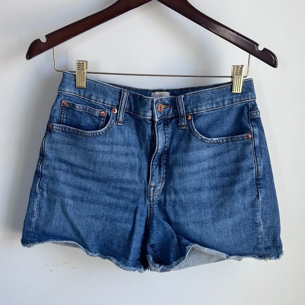J. CREW High-rise denim short in faded indigo Size 27